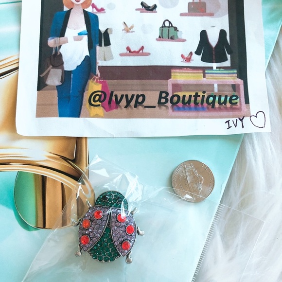 Lady Bug Brooch - Picture 4 of 6